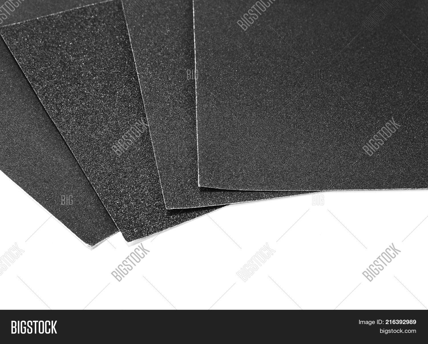 Black Sandpaper Sheets Image & Photo (Free Trial) Bigstock