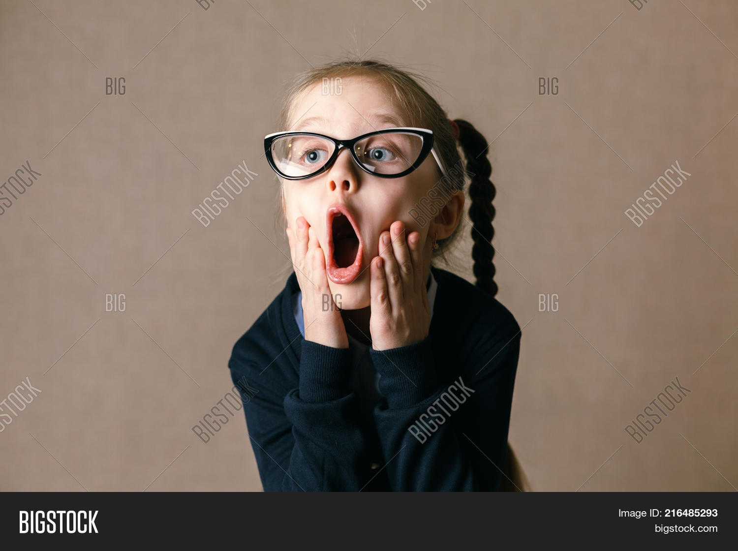 Screaming Funnt Funny Screaming Girl, Image & Photo (Free Trial) | Bigstock