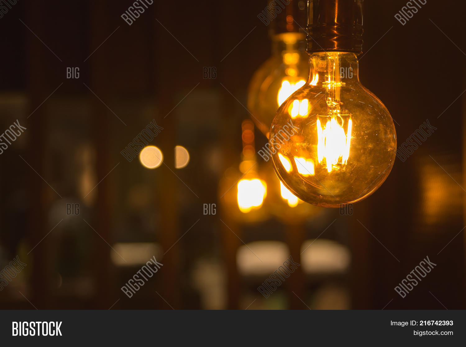 Glowing Light Bulbs. Image & Photo (Free Trial) Bigstock