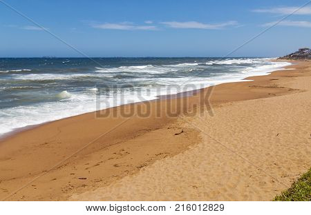 Coastal Landscape In Umdloti Beach In Durban South Africa