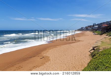 Coastal Landscape In Umdloti Beach In Durban South Africa