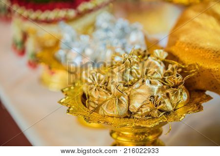 Thai wedding accessories for Relaunch ceremony, wedding concept
