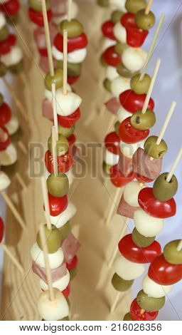 Background Of Fresh Fruits And Vegetables