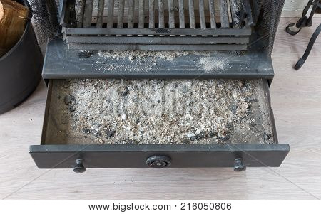 Ash In A Fireplace