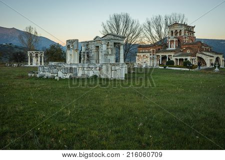 Church At Ancient Mantineia, Arcadia, Peloponnese, Greece