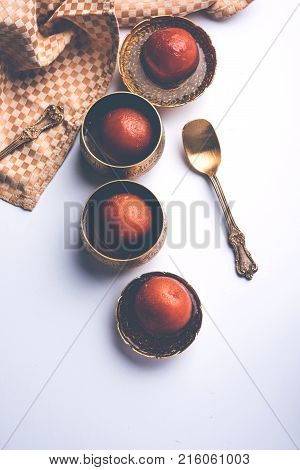 Gulab jamun /gulaab jamun is a milk-solid-based Indian sweet made in festival or wedding party