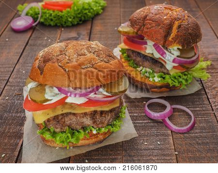 The freshest cheesburger made from natural ingredients and according