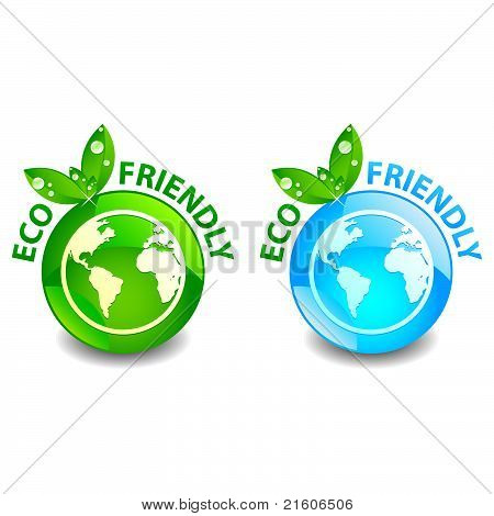 Eco friendly kuvakkeen