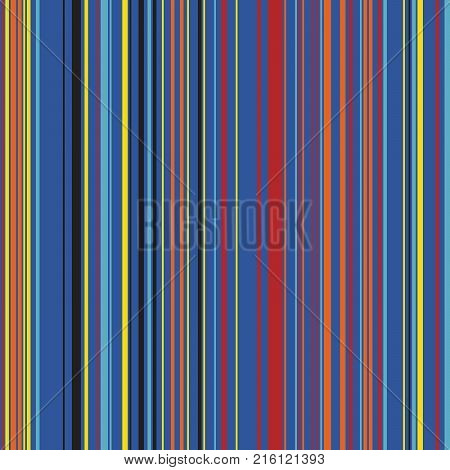 Retro Color Straight Vertical Variable Width Stripes, Color Lines Pattern, Vertically Seamless Pattern, Straight Parallel Vertical Lines, Fashion Geometric Color Random Lines