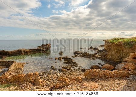 The Coast Of Des Canar In Ibiza, Balearic Islands