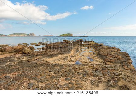 The Coast Of Des Canar In Ibiza, Balearic Islands