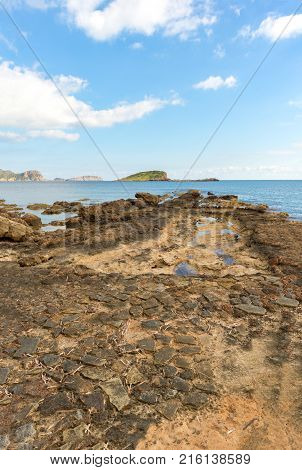 The Coast Of Des Canar In Ibiza, Balearic Islands