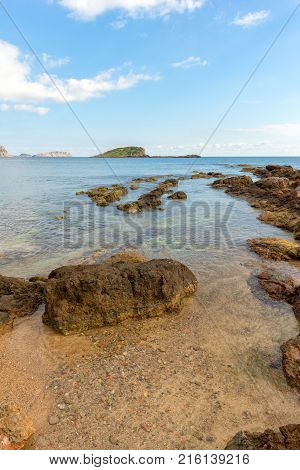 The Coast Of Des Canar In Ibiza, Balearic Islands