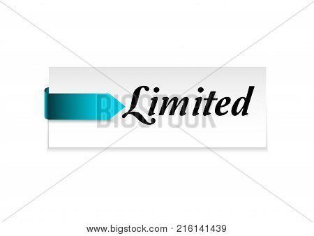 Banner paper effect with texture effect like 3d
