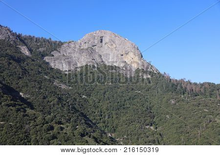 Moro Rock in Sequioa National Park. California. USA