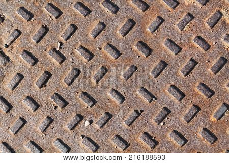 Iron Background rusty texture cracked surface for web site or mobile devices