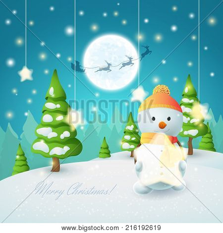 Cartoon Winter Vector Photo Free Trial Bigstock