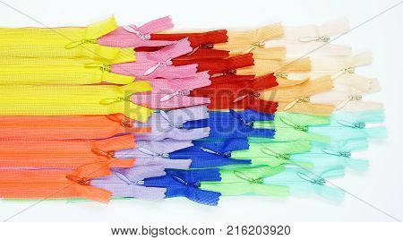 Closure zipper Zipper closure sewing accessories colored