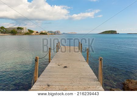 The Coast Of Des Canar In Ibiza, Balearic Islands