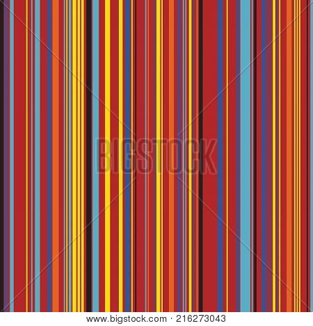 Retro Color Straight Vertical Variable Width Stripes, Color Lines Pattern, Vertically Seamless Pattern, Straight Parallel Vertical Lines, Fashion Geometric Color Random Lines