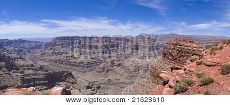 Guano Point und Colorado River Grand Canyon Panorama