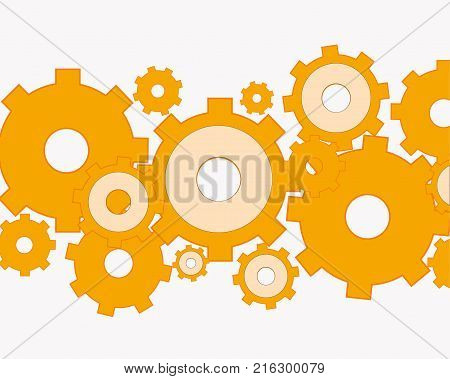 Mechanism from ensemble quadruplets on white background is insulated