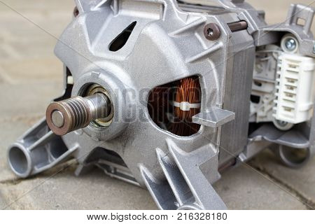 repair of electric motor washing machine service