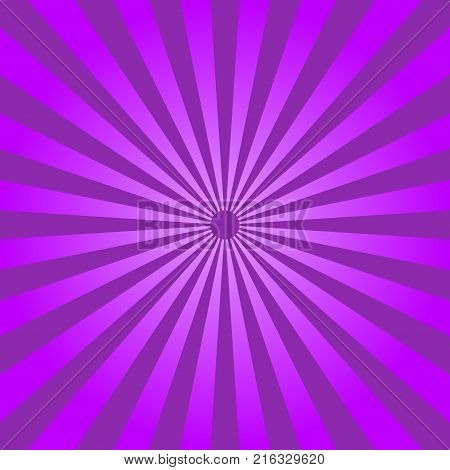 Abstract light purple rays background. Vector illustration