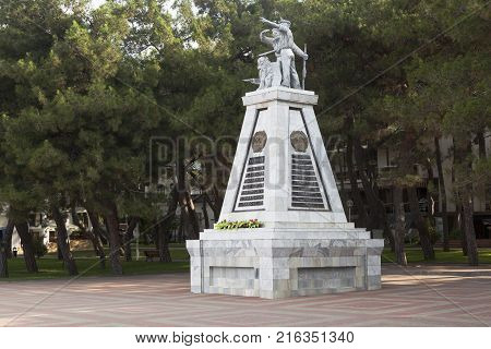 Gelendzhik, Krasnodar region, Russia - 16 July 2015: Monument 