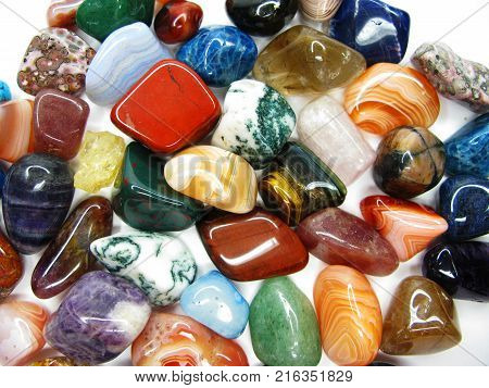 amethyst quartz avanturine sodalite garnet semigem crystals geological mineral set isolated