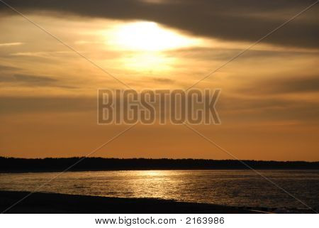 Atardecer en el mar 1