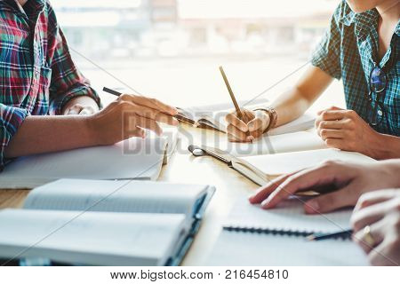 High School Teachers Give Lectures In The Classroom. In The Afternoon Session