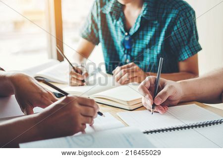 High School Teachers Give Lectures In The Classroom. In The Afternoon Session