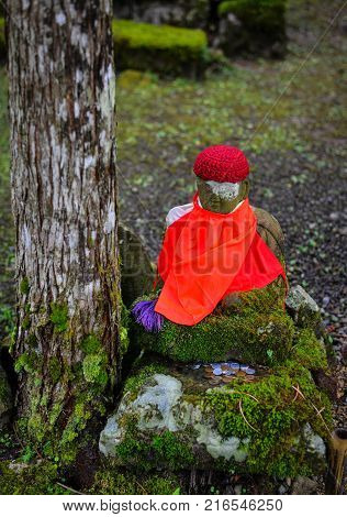 Buddha Statue At Okunoin Cemetery In Japan