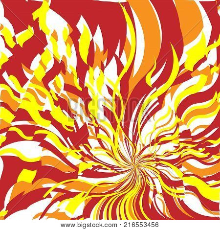 Bright Red and Orange Fire Abstract Background, Flame Pattern, Stylized Fire, Fire Sign Background, Sunlight Abstract Orange Wave Background