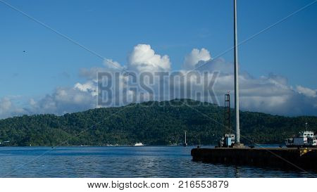 Ships resting at the Harbor or Port