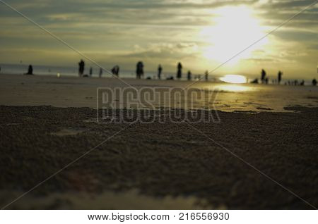Golden Orange Sunset