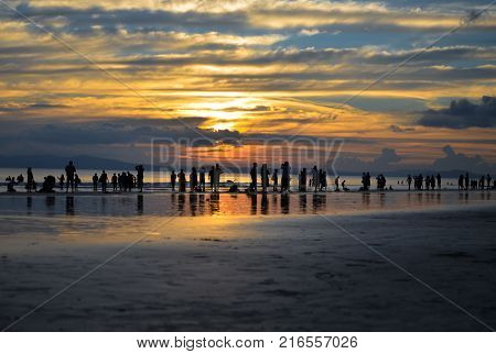 Golden Orange Sunset