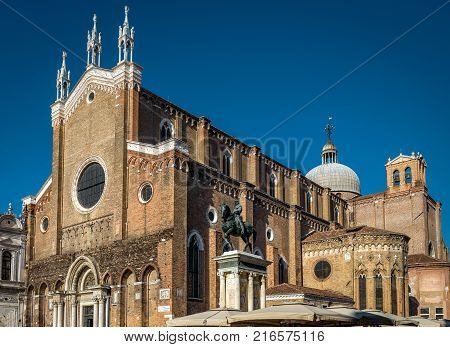 The Basilica di San Giovanni e Paolo in Venice, Italy