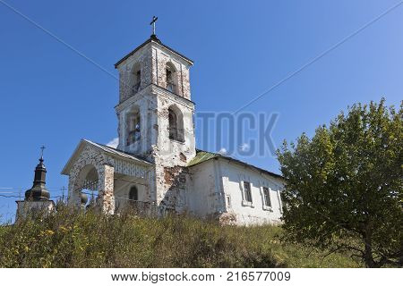 Vvedensky church in the village of Goritsy Vologda Region, Russia