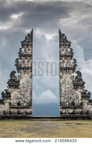 Pura Luhur Lempuyang temple in Bali, Indonesia