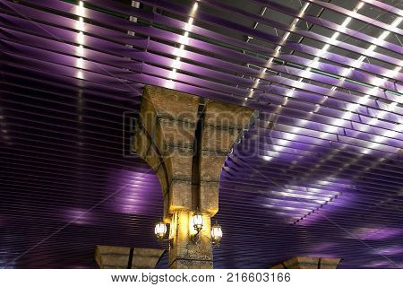 Ceiling And Wall. Original Repression Of The Interior.