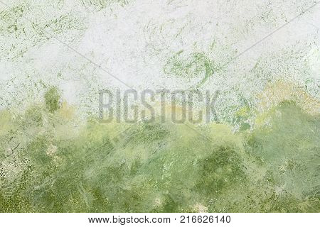 Colored wall texture. Designed grunge background by different paint on cementitious wall.