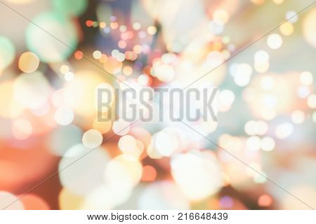 celebration Twinkly Lights and Stars Christmas Background