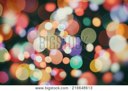 celebration Twinkly Lights and Stars Christmas Background
