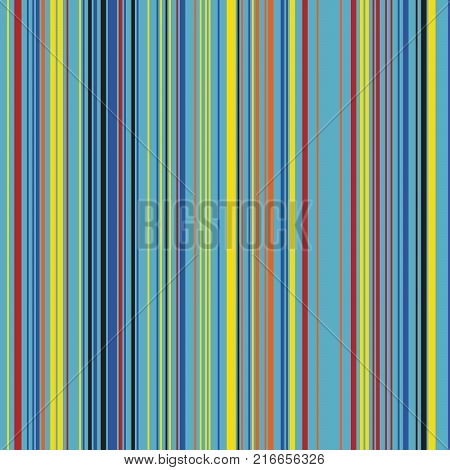Retro Color Straight Vertical Variable Width Stripes, Color Lines Pattern, Vertically Seamless Pattern, Straight Parallel Vertical Lines, Fashion Geometric Color Random Lines