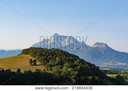 Small Forest Lake In Alpen Mountains, Place For Relaxation And Tranquil Vacation