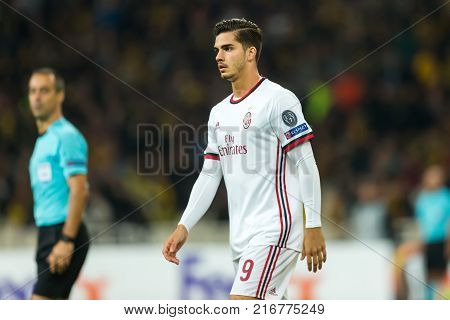 Uefa Europa League Game Between Aek Fc Vs Ac Milan