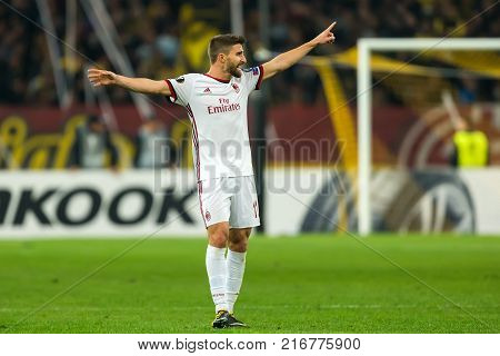 Uefa Europa League Game Between Aek Fc Vs Ac Milan