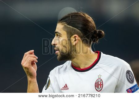 Uefa Europa League Game Between Aek Fc Vs Ac Milan